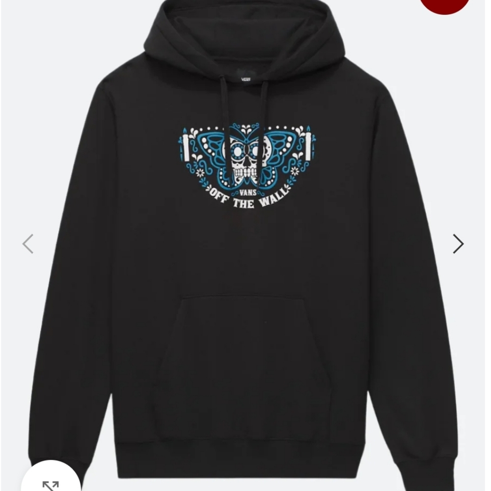 Vans Off The Wall Guided ButterflyHoodie Size M